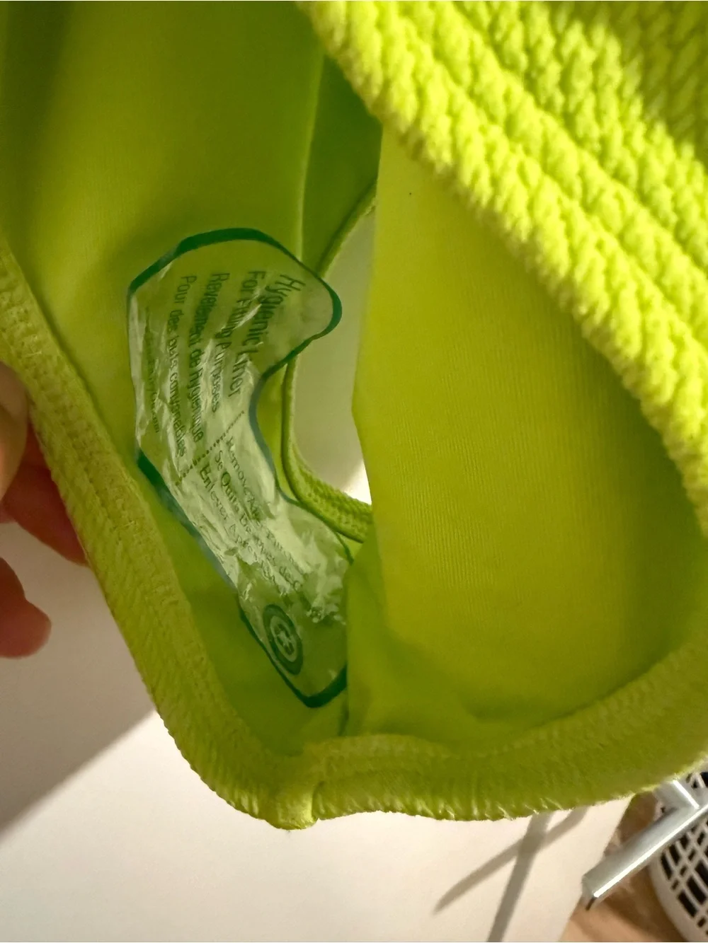 Michael Kors Lime Green One-Piece Swimsuit with Crisscross Straps